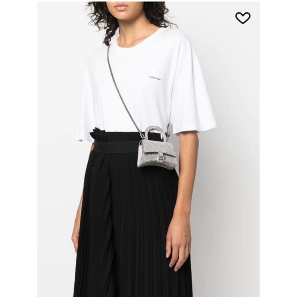 Balenciaga Hourglass crystal-embellished mini bag - Picture 2 of 5